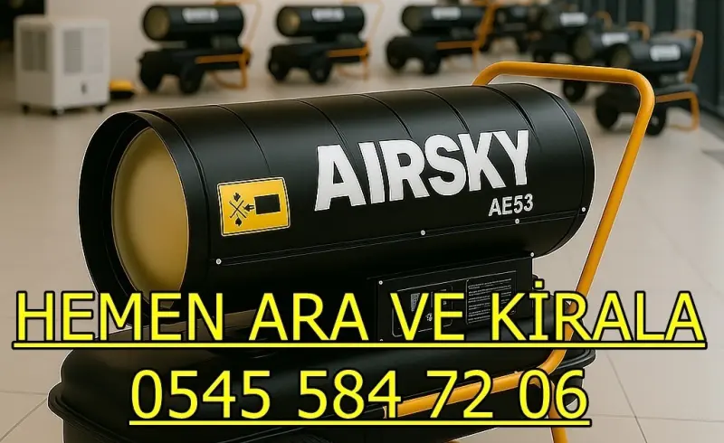 Çankırı Merkez Elektrikli Mazotlu Isıtıcı Kiralama