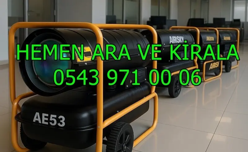 Kayseri Kocasinan Elektrikli Mazotlu Isıtıcı Kiralama