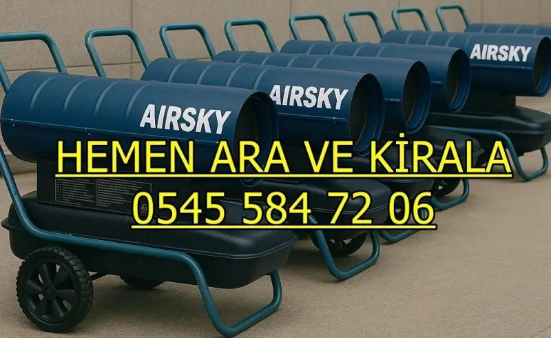 Kocaeli Darıca Elektrikli Mazotlu Isıtıcı Kiralama