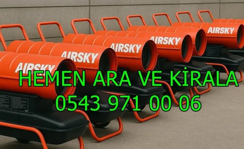 Konya Karatay Elektrikli Mazotlu Isıtıcı Kiralama