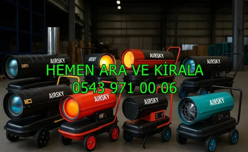 Şanlıurfa Karaköprü Elektrikli Mazotlu Isıtıcı Kiralama