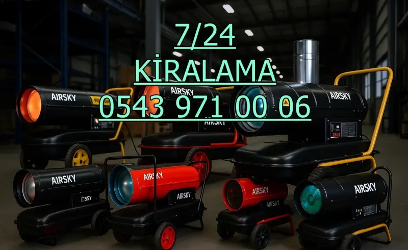 Van İpekyolu Elektrikli Mazotlu Isıtıcı Kiralama